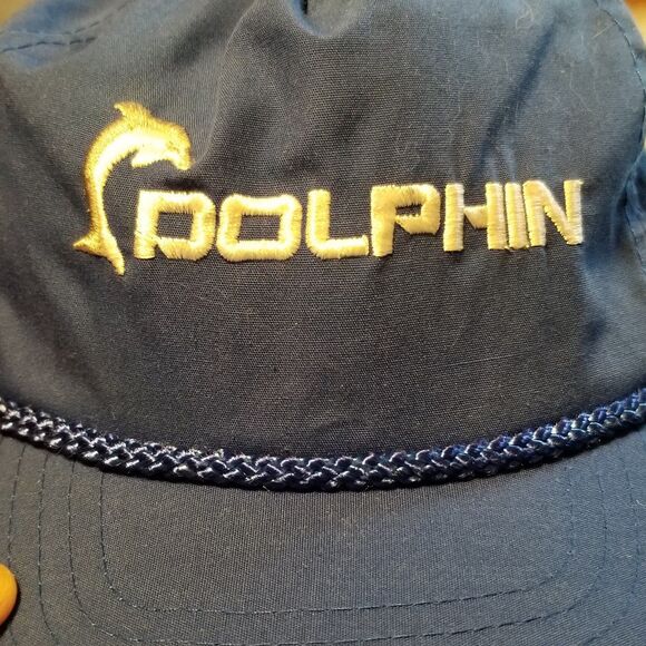 Vintage Dolphin RV Cotton/poly mix strapback hat by Otto - Picture 5 of 12